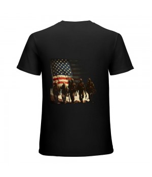 Patriotic American Flag Thank You For Men Women Kid Girl Boy T-Shirt