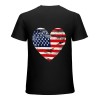 mens American Flag T-Shirt Cute July 4th Independence Day Patriotic Graphic Tees Tops