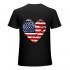 mens American Flag T-Shirt Cute July 4th Independence Day Patriotic Graphic Tees Tops