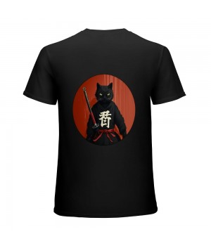 Vintage Japanese Sunset Style Cat Kitten Lover T-Shirt