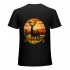 Deer Watcher Vintage Sunset Deer Watching Gift T-Shirt