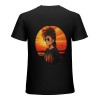 2022 Solid Retro Color Sunset  Music Men Women T-Shirt