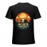 Vintage Keep It Weird Longhorn Sunset Gift T-Shirt