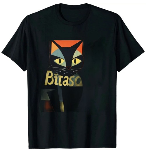 Ulloord Cat Abstract Art "Picatsso" T-Shirt