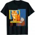 Ulloord Cute Artistic Cat - Cute Cat Painting Lion Art T-Shirt