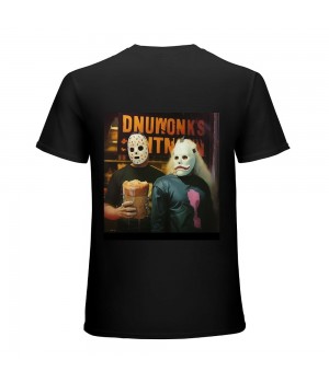 Ulloord Halloween Movie Inspired T-Shirt Michael Myers Drinking Coffee Funny Humorous Tee for Him