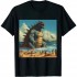 Ulloord Kaiju on the Beach Suntanning Vacation Ocean Holiday Party T-Shirt