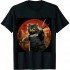 Ulloord Catzilla - Funny Cat Lover Kitten Kitty Short Sleeve T-Shirt Small