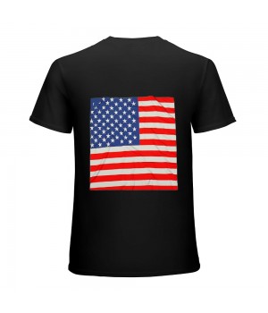 American Flag T Shirt Short Sleeve Cotton 4th of July Tee Kids Toddler US Patriotic Tops