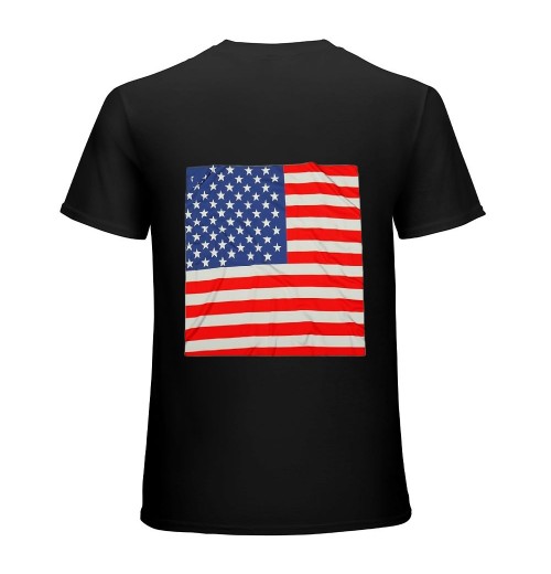 American Flag T Shirt Short Sleeve Cotton 4th of July Tee Kids Toddler US Patriotic Tops