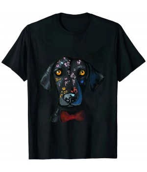 Ulloord Dog Themed Artist Color Theory Educational Art Teacher T-Shirt