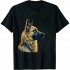 Ulloord Funny dog art painting dog Lover Starry Night dog Van Gogh T-Shirt