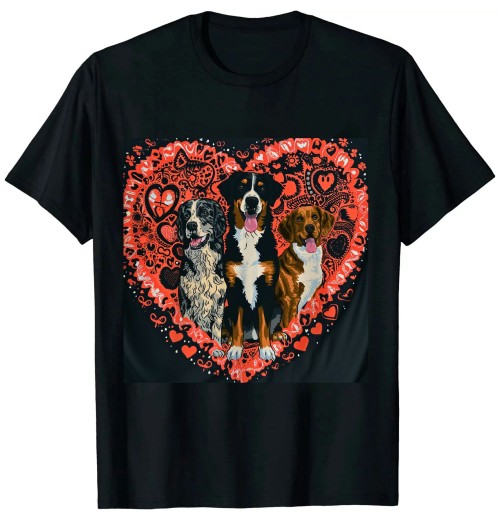 Ulloord Funny Dogs Art Gift Tee I'm Dogaholic Gift Apparel T-Shirt