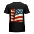 Ulloord Mens American Flag T-Shirt Patriotic Vintage Shirts 4th of July Short Sleeve Hipster Tee Shirt