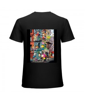 Ulloord Classic Nicktoons Hanging On Stoop T-Shirt