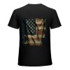 Ulloord Camo American Flag Usa Military Tactical Camouflage Desert T-Shirt