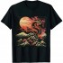 Ulloord Japanese Tokyo Dragon Asian inspired retro 80’s style T-Shirt