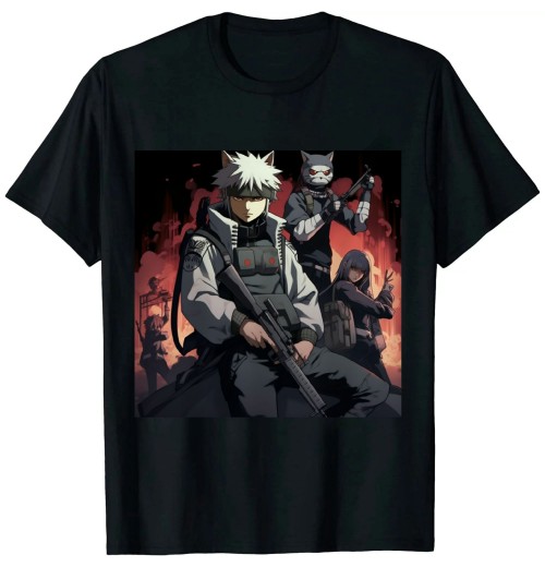 Ulloord  Anime with and T-Shirt