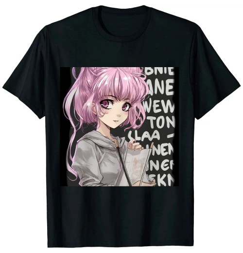 Ulloord Anime Just a Girl Who Loves Anime Ramen And Sketching T-Shirt