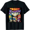 Ulloord Anime Eyes Tee Shirts for Unisex Adult Short Sleeve