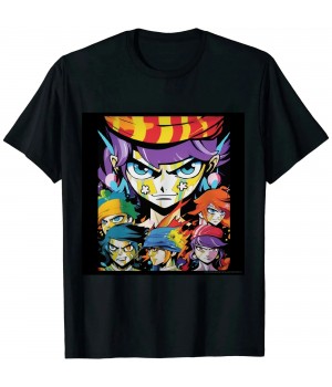 Ulloord Anime Eyes Tee Shirts for Unisex Adult Short Sleeve