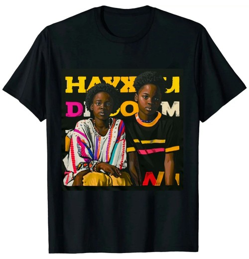 Ulloord Young Gifted Black4 Black Magic Girl and Black History T-Shirt