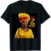 Ulloord Black History Month Shirt African Woman Afro I Am The Storm T-Shirt