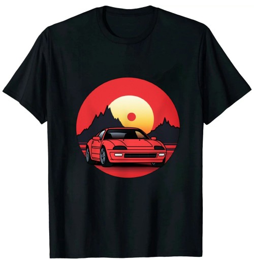 Ulloord Kawaii JDM MX5 NA Red T-Shirt