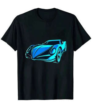 Ulloord Exotic Car Supercharge Turbo Sports Car T- Shirt