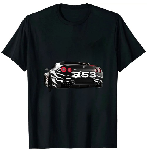 Ulloord R35PECT GTR R35 T-Shirt | JDM Mechanic Racing Car Short Sleeve Gift Automotive Enthusiasts Adult