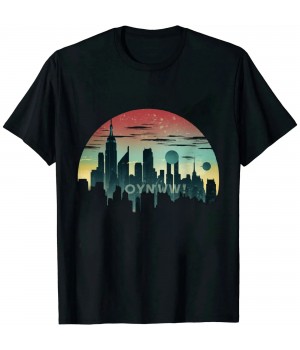 Ulloord Retro Vintage New York City Shirt Skyline 70s 80s T-Shirt