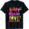 Ulloord Let's Glo Crazy Outfit - Retro Colorful Party T-Shirt