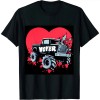 Ulloord Kids Heart Monster Truck Crusher Valentines Day Cute Boys Kids T-Shirt