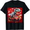 Ulloord Kids I Steal Hearts Dinosaur Valentines Day For Baby Boys Toddler T-Shirt