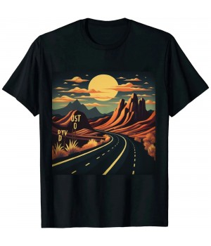 Ulloord Funny on Dark Deserts Highway - Cool Wind in My Hair T-Shirt