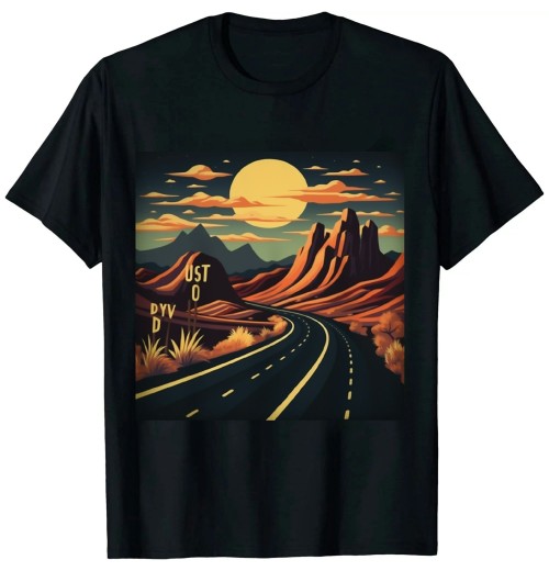 Ulloord Funny on Dark Deserts Highway - Cool Wind in My Hair T-Shirt