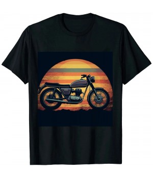 Ulloord Vintage Retro Motorcycle T-Shirt