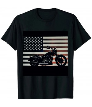 Ulloord American Flag Short Sleeve T-Shirt