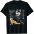 Ulloord Funny Anatomy Shiba Inu Dog Lover T-Shirt