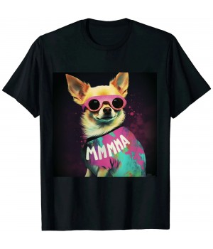 Ulloord Chihuahua Colorful Chi-Chi Gifts Dog Mom T-Shirt