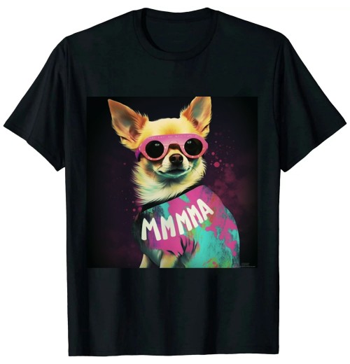 Ulloord Chihuahua Colorful Chi-Chi Gifts Dog Mom T-Shirt