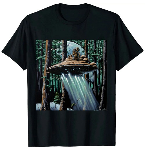 Ulloord Hiding From In A Behind A Tree Forest T-Shirt