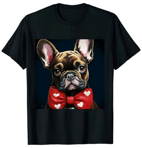 Ulloord Womens Frenchie Dog Mom French Bulldog Mom Love Mother's Day T-Shirt