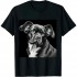 Ulloord Funny French Bulldog Frenchie Black and White T-Shirt