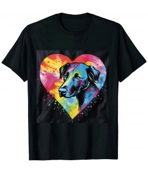 Ulloord Valentines Day Hippo Lovers Hippopotamus Animal Men Tie Dye T-Shirt