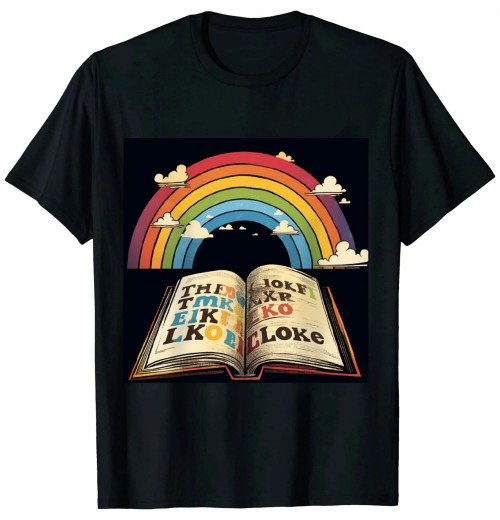 Ulloord Vintage Retro Take A Look It's In A Book Bookworm Reading T-Shirt