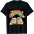 Ulloord Vintage Retro Take A Look It's In A Book Bookworm Reading T-Shirt