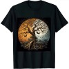 Ulloord Tree of Life Yin Yang Black T-Shirt - Classic Fit, Adult, Polyester/Cotton, Yoga