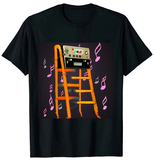 Ulloord Cassette Tape 70's Music T-Shirt