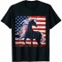 Ulloord 4th Of July American Flag T-Shirt